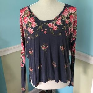 Free People Soft Floral Top